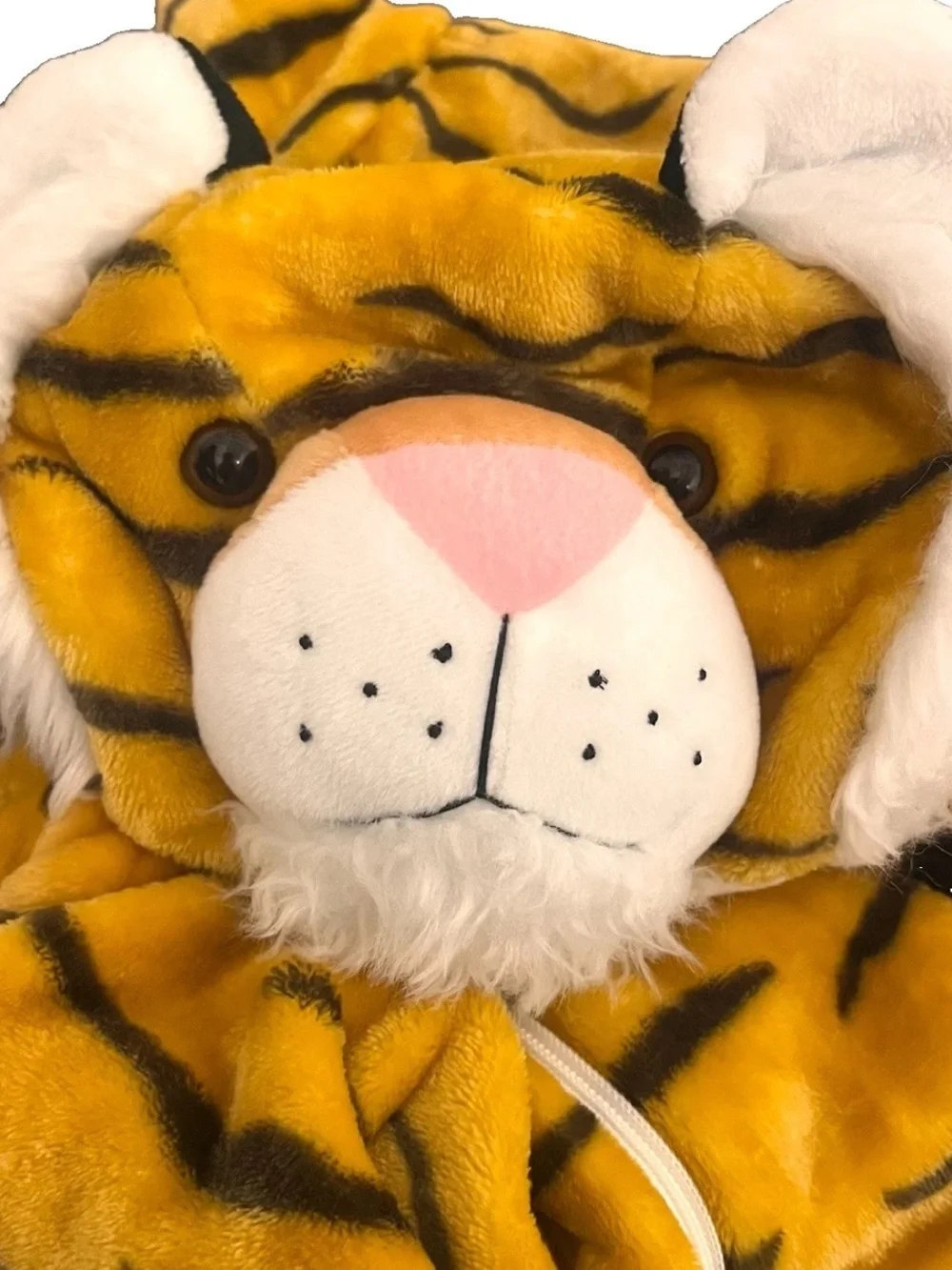 Toddler Tiger Plush Hooded One Piece Halloween Costume / Jumpsuit / Romper 3T/4T